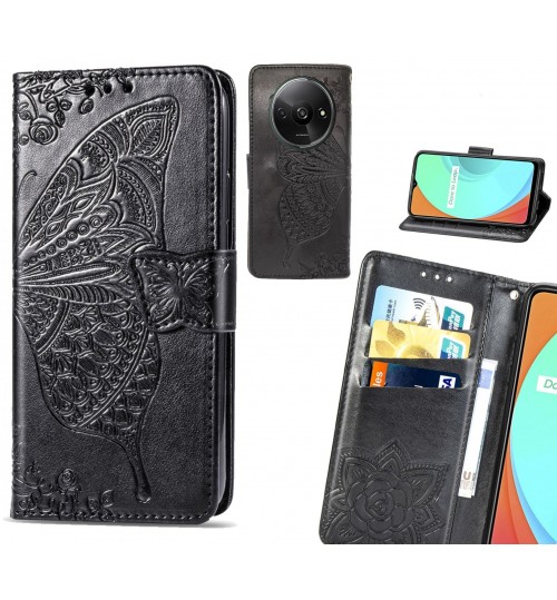 Xiaomi Redmi A3 case Embossed Butterfly Wallet Leather Case