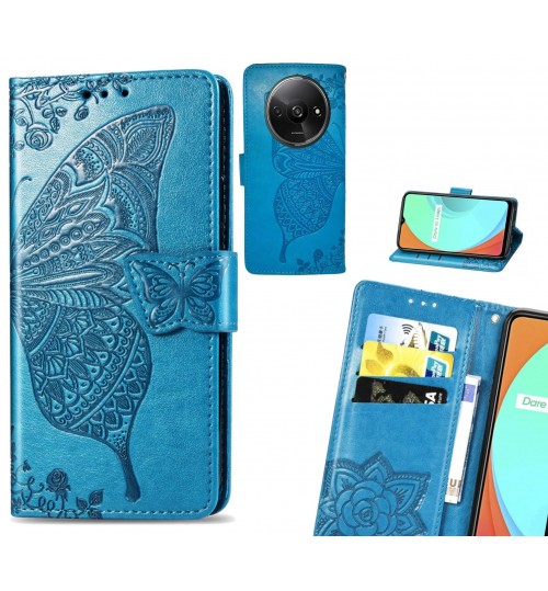 Xiaomi Redmi A3 case Embossed Butterfly Wallet Leather Case