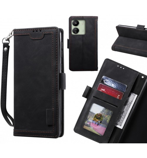 Xiaomi Redmi 13C Case Wallet Denim Leather Case Cover