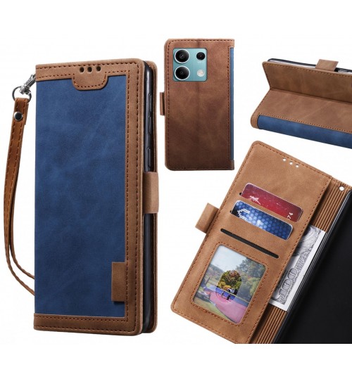 Xiaomi Redmi Note 13 Case Wallet Denim Leather Case Cover