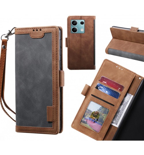 Xiaomi Redmi Note 13 Case Wallet Denim Leather Case Cover