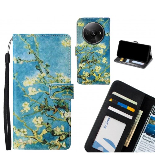 Xiaomi Redmi A3 case leather wallet case van gogh painting