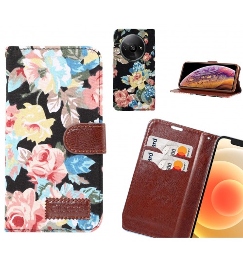 Xiaomi Redmi A3 Case Floral Prints Wallet Case