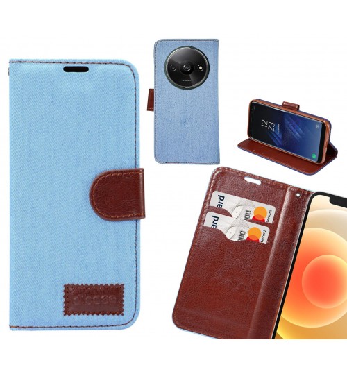 Xiaomi Redmi A3 Case Wallet Case Denim Leather Case