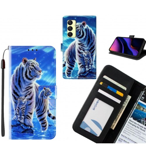 Samsung Galaxy A25 case leather wallet case printed ID