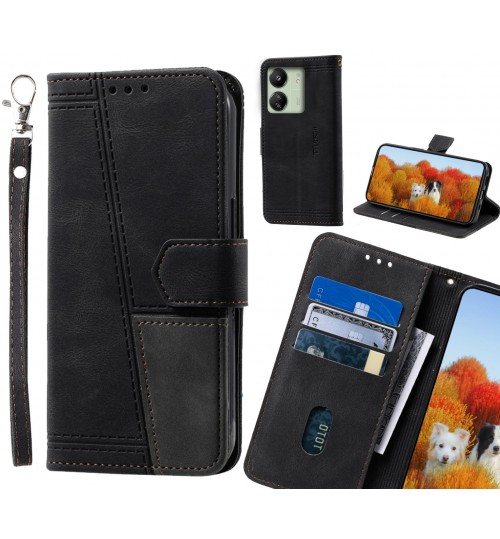 Xiaomi Redmi 13C Case Wallet Premium Denim Leather Cover