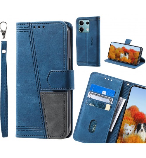 Xiaomi Redmi Note 13 Case Wallet Premium Denim Leather Cover