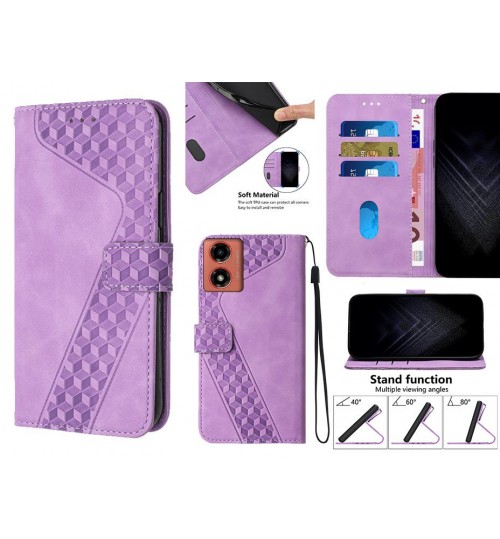 Moto G04 Case Wallet Premium PU Leather Cover