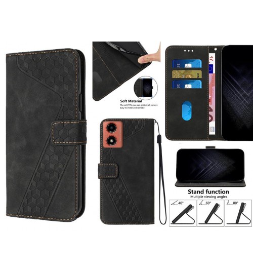 Moto G04 Case Wallet Premium PU Leather Cover