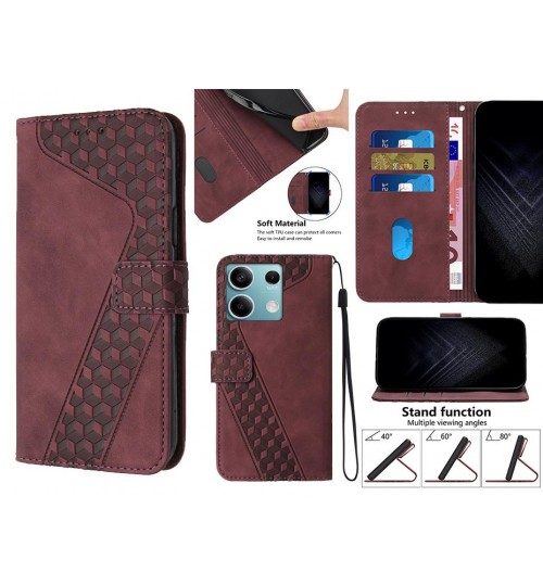 Xiaomi Redmi Note 13 Case Wallet Premium PU Leather Cover