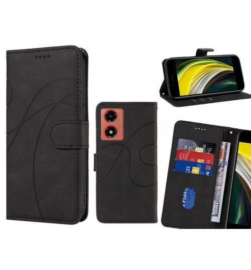 Moto G04 Case Wallet Fine PU Leather Cover