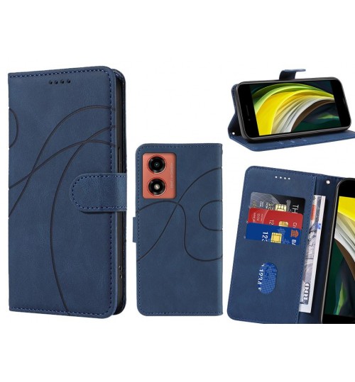 Moto G04 Case Wallet Fine PU Leather Cover