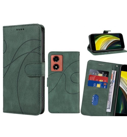 Moto G04 Case Wallet Fine PU Leather Cover