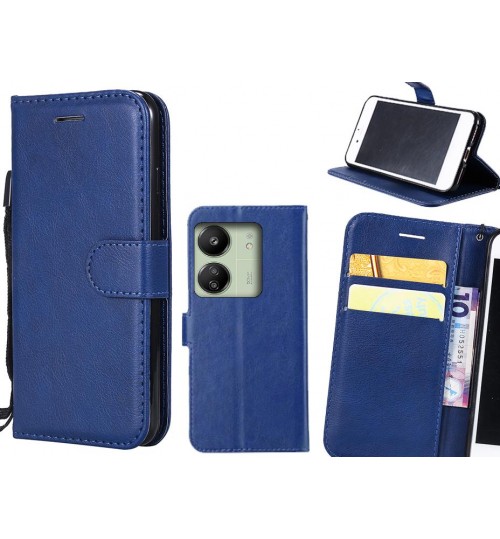 Xiaomi Redmi 13C Case Fine Leather Wallet Case