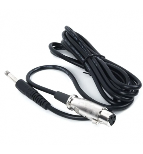 6.5mm Mic Microphone Cable 4M