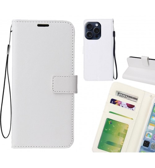 iPhone 16 Pro case Fine leather wallet case