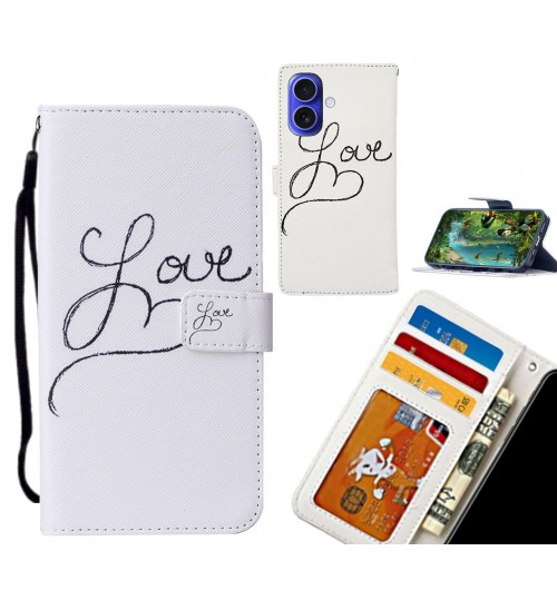 iPhone 16 case leather wallet case printed ID