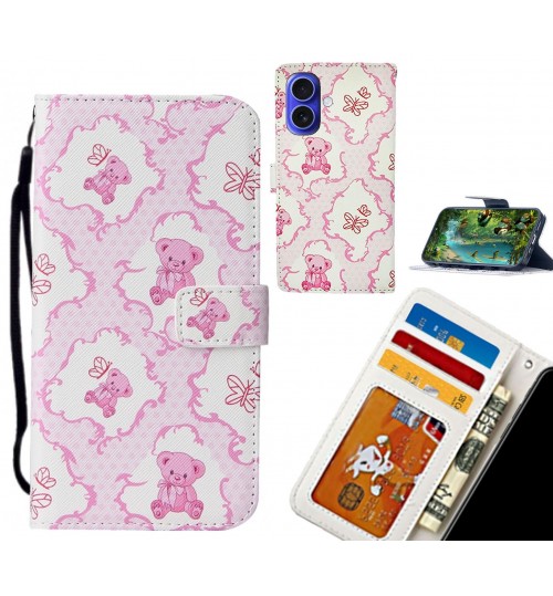 iPhone 16 case leather wallet case printed ID