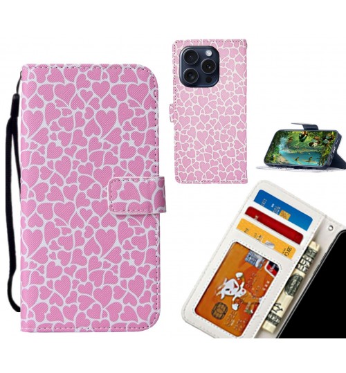 iPhone 16 Pro case leather wallet case printed ID