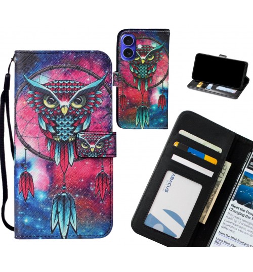 iPhone 16 case leather wallet case printed ID