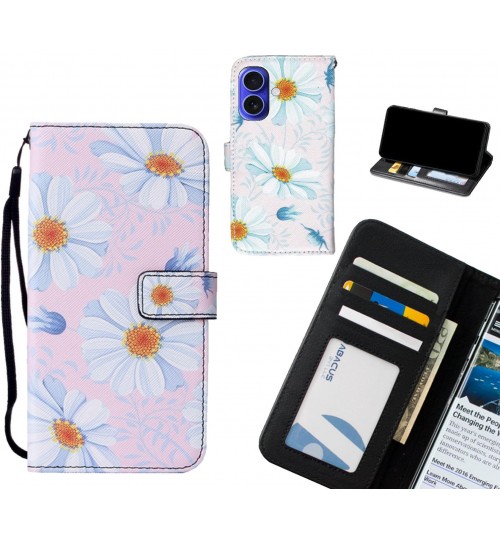 iPhone 16 case leather wallet case printed ID