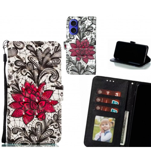 iPhone 16 Case Leather Wallet Case 3D Pattern Printed