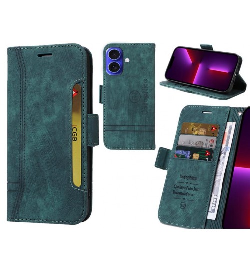 iPhone 16 Case Alcantara 4 Cards Wallet Case