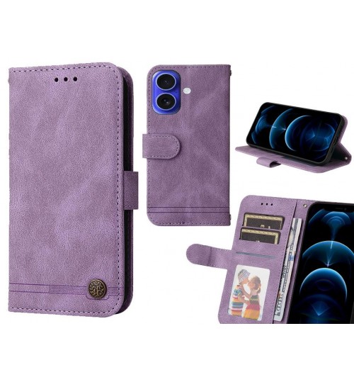 iPhone 16 Case Wallet Flip Leather Case Cover