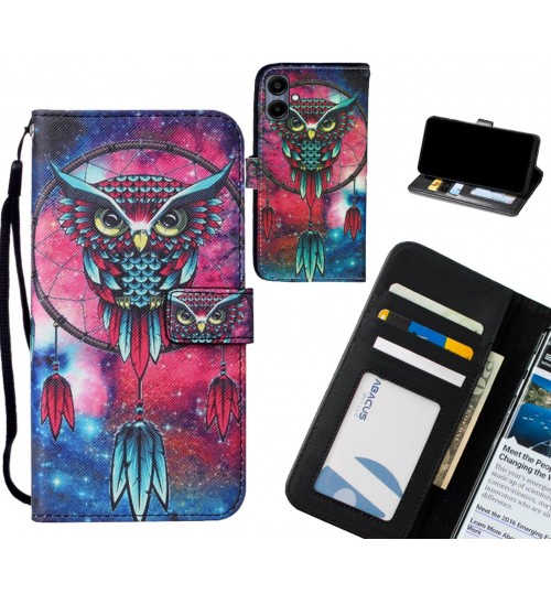 Samsung Galaxy A06 case leather wallet case printed ID