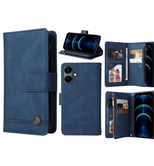 Samsung Galaxy A06 Case 9 Card Slots Wallet Denim Leather Case