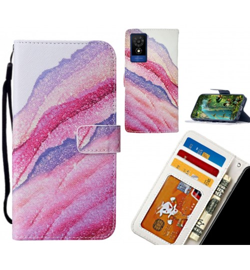 Smart M25 case leather wallet case printed ID