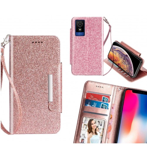 Smart M25 Case Glitter wallet Case ID wide Magnetic Closure