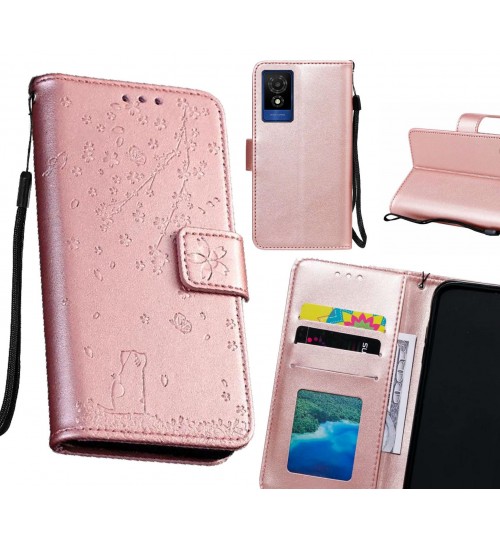 Smart M25 Case Embossed Wallet Leather Case