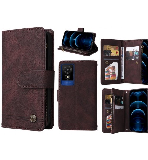 Smart M25 Case 9 Card Slots Wallet Denim Leather Case