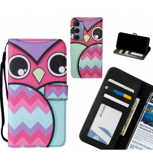 Samsung Galaxy S24 FE case leather wallet case printed ID