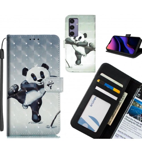 Samsung Galaxy S24 FE Case Leather Wallet Case 3D Pattern Printed