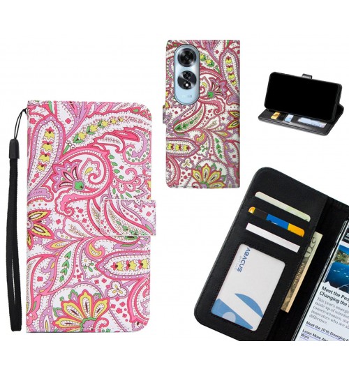 Oppo A60 case 3 card leather wallet case printed ID