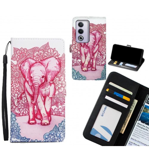 Oppo A3 Pro case 3 card leather wallet case printed ID