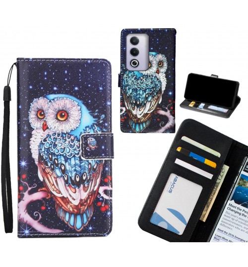 Oppo A3 Pro case 3 card leather wallet case printed ID