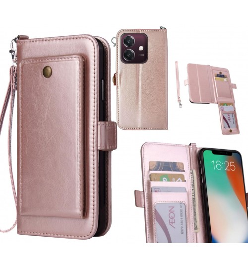 Oppo A3X Case Retro Leather Wallet Case