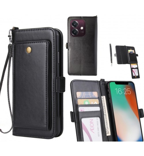 Oppo A3X Case Retro Leather Wallet Case