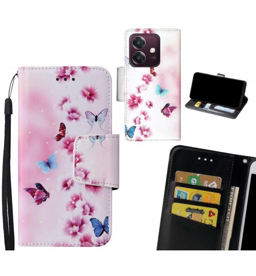 Oppo A3X Case wallet fine leather case printed