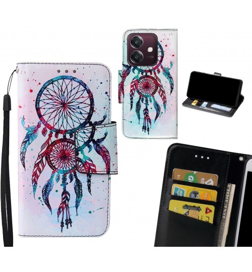 Oppo A3X Case wallet fine leather case printed