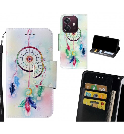 Oppo A3X Case wallet fine leather case printed