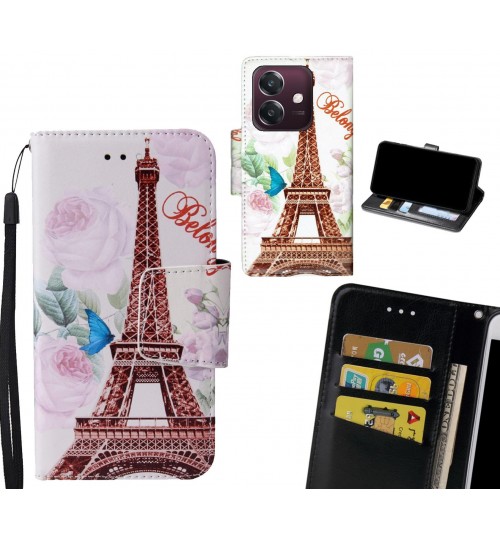 Oppo A3X Case wallet fine leather case printed