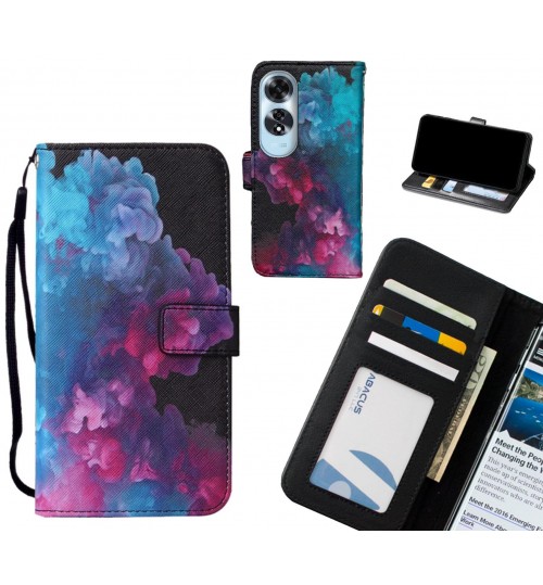 Oppo A60 case leather wallet case printed ID