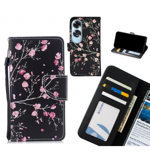 Oppo A60 case leather wallet case printed ID