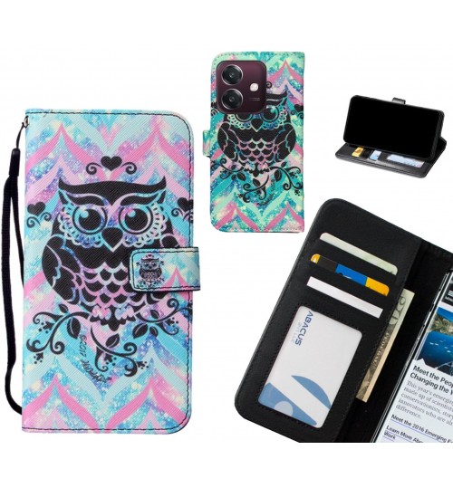 Oppo A3X case leather wallet case printed ID