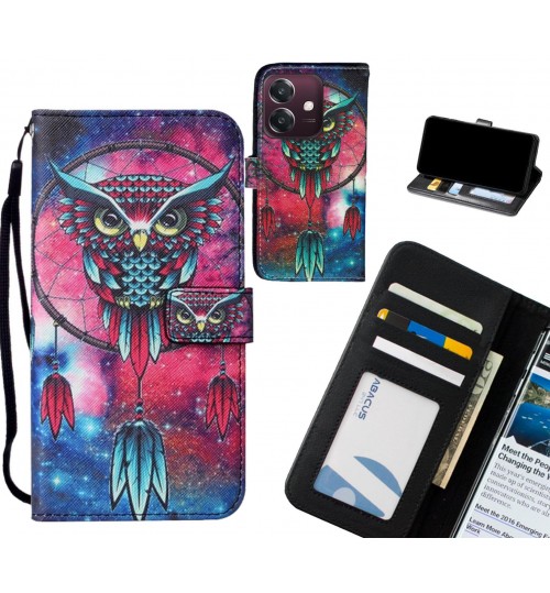 Oppo A3X case leather wallet case printed ID