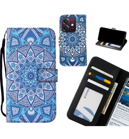 Oppo A3X case leather wallet case printed ID